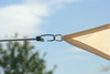 Toldo/ Vela triangular 460 cm - polister - marfil